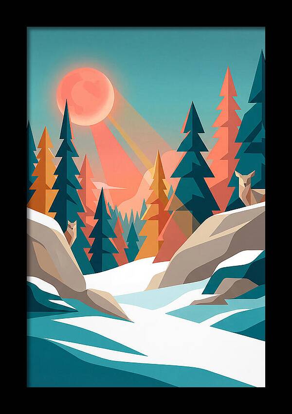 Tranquil Winter Scene