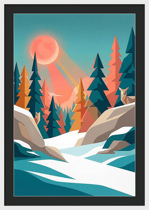 Tranquil Winter Scene