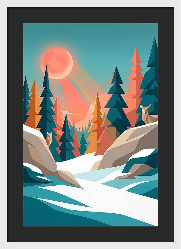 Tranquil Winter Scene