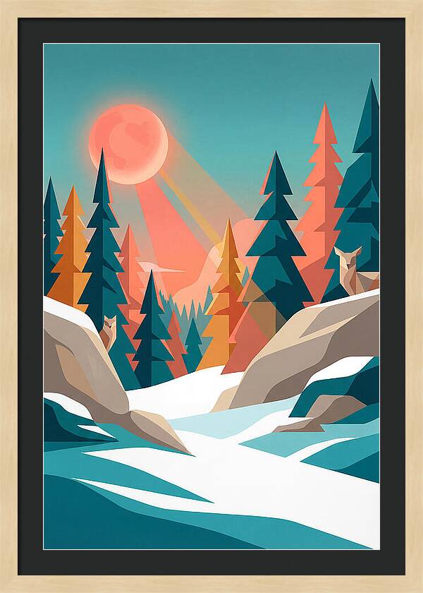 Tranquil Winter Scene