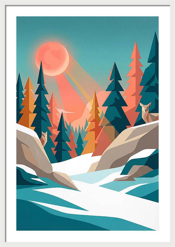 Tranquil Winter Scene