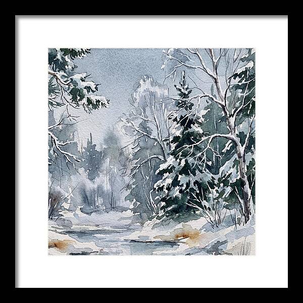 Tranquil Winter Woodland