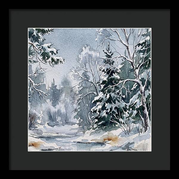 Tranquil Winter Woodland