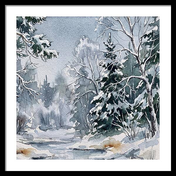 Tranquil Winter Woodland