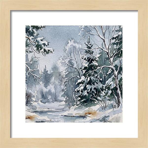 Tranquil Winter Woodland