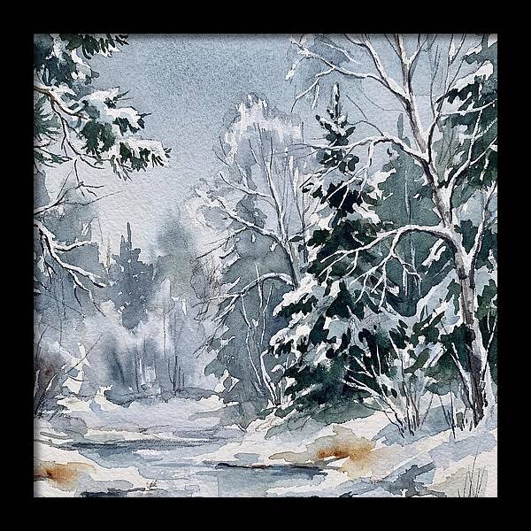 Tranquil Winter Woodland