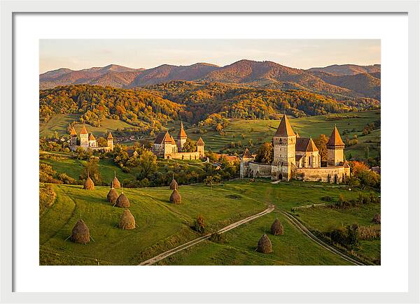 Transylvanian Countryside At Golden Hour