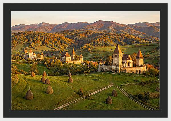 Transylvanian Countryside At Golden Hour