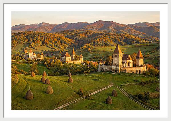 Transylvanian Countryside At Golden Hour
