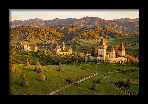 Transylvanian Countryside At Golden Hour