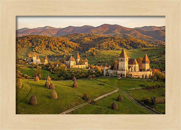 Transylvanian Countryside At Golden Hour