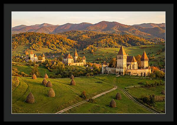 Transylvanian Countryside At Golden Hour