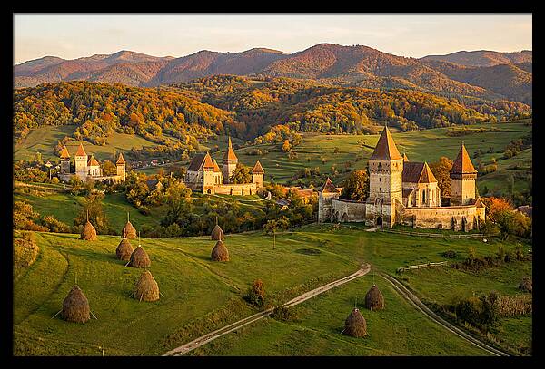 Transylvanian Countryside At Golden Hour