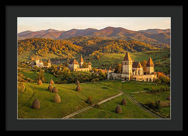 Transylvanian Countryside At Golden Hour