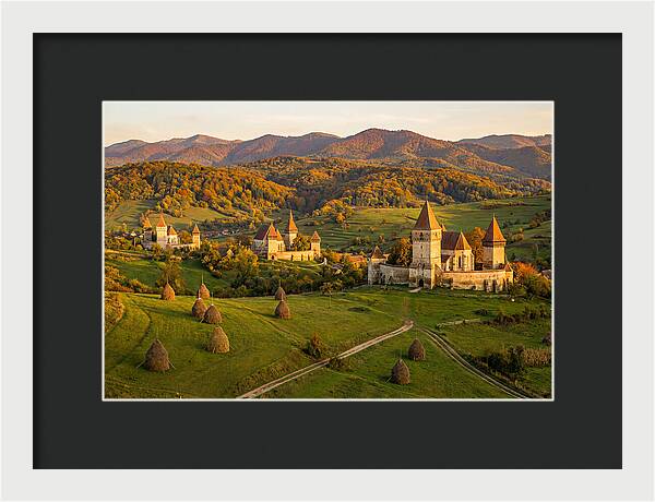 Transylvanian Countryside At Golden Hour