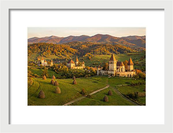 Transylvanian Countryside At Golden Hour