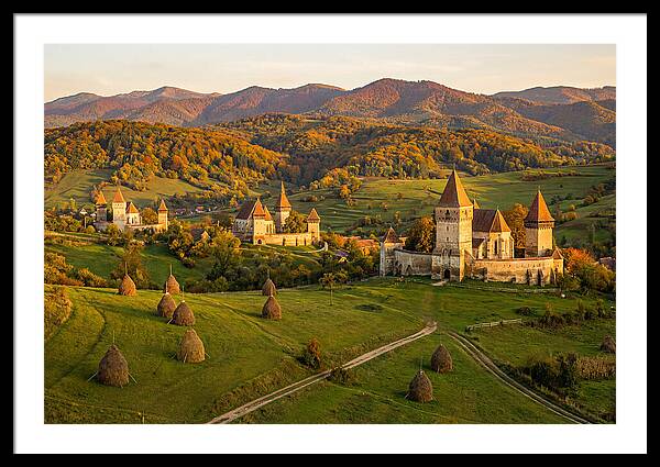 Transylvanian Countryside At Golden Hour