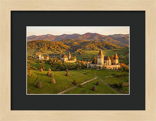 Transylvanian Countryside At Golden Hour