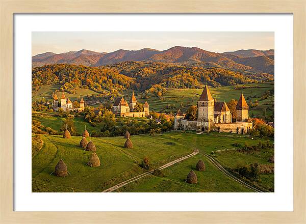 Transylvanian Countryside At Golden Hour