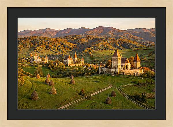 Transylvanian Countryside At Golden Hour