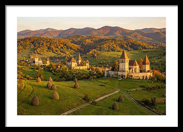 Transylvanian Countryside At Golden Hour