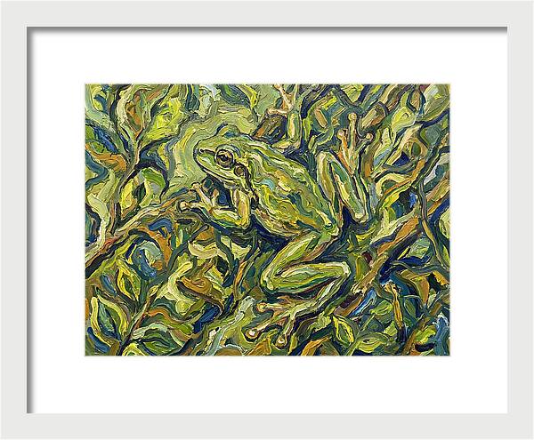 Tree Frog Among Lush Foliage