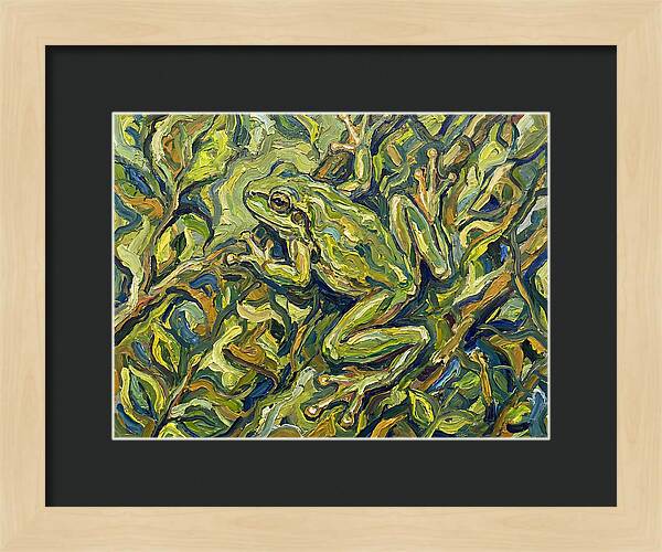 Tree Frog Among Lush Foliage