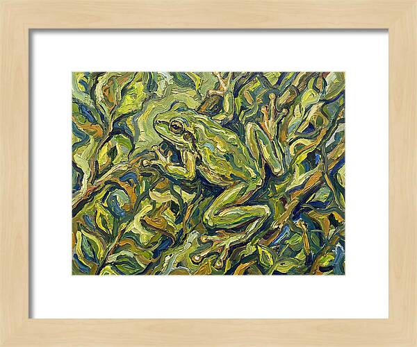 Tree Frog Among Lush Foliage