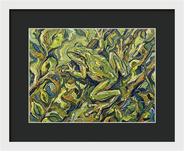 Tree Frog Among Lush Foliage