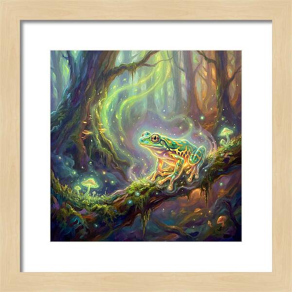 Tree Frog In Enchanted Forest