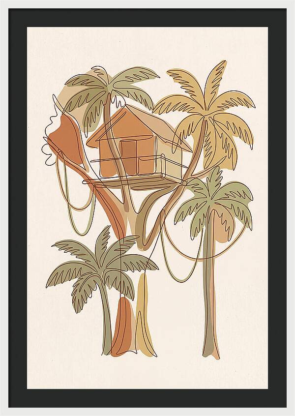 Tree House In Tropical Canopy