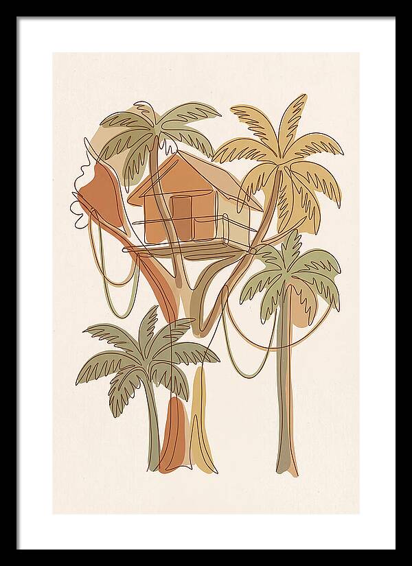 Tree House In Tropical Canopy
