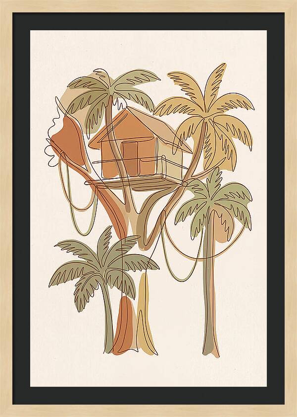 Tree House In Tropical Canopy