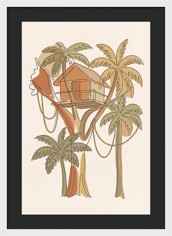 Tree House In Tropical Canopy