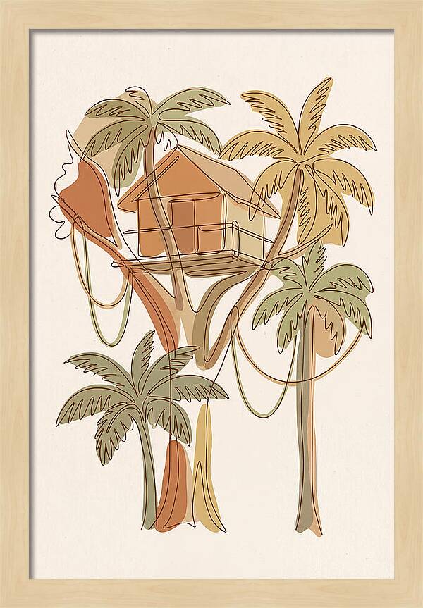 Tree House In Tropical Canopy