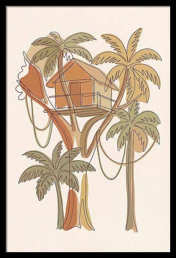 Tree House In Tropical Canopy