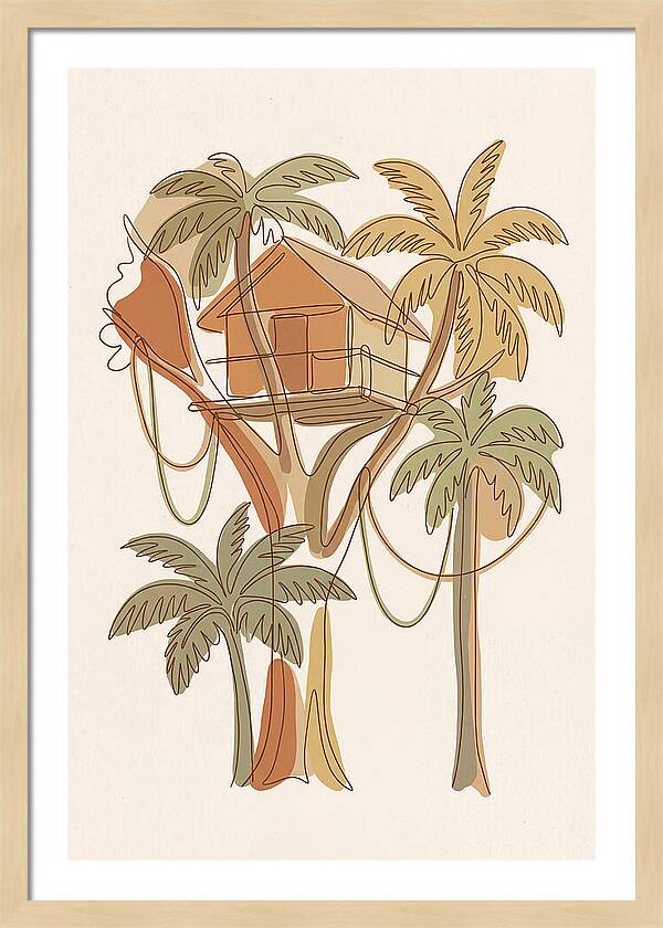 Tree House In Tropical Canopy