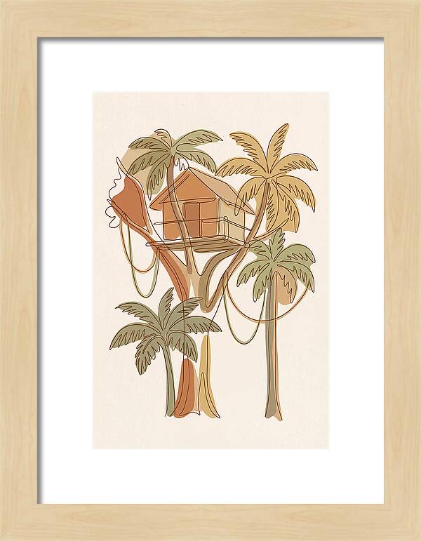 Tree House In Tropical Canopy