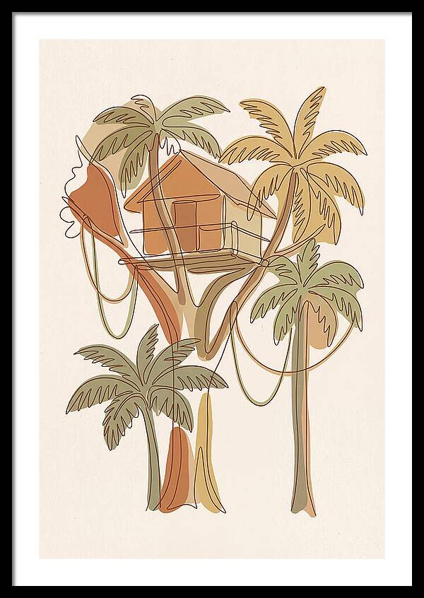 Tree House In Tropical Canopy