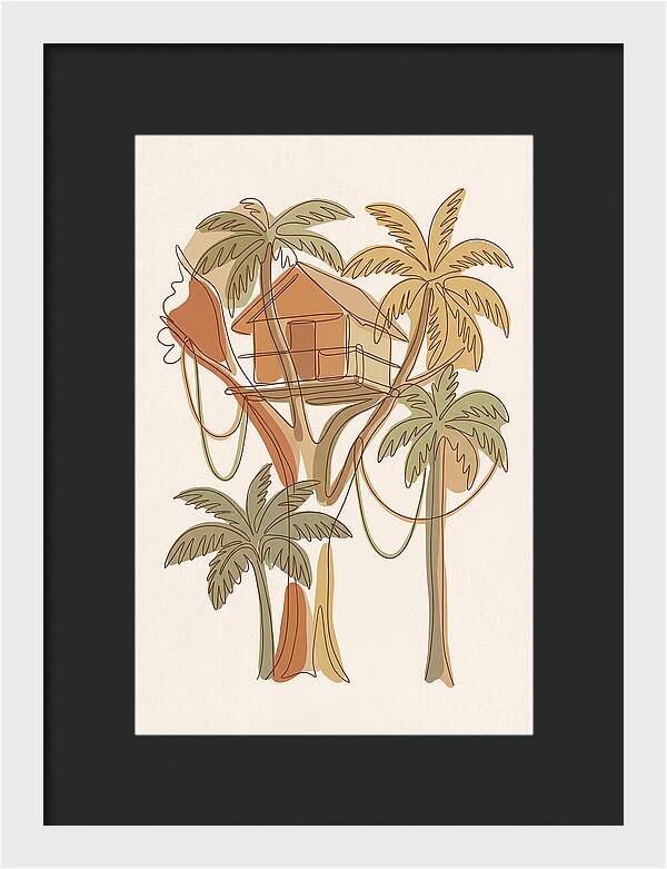 Tree House In Tropical Canopy