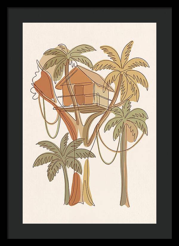 Tree House In Tropical Canopy