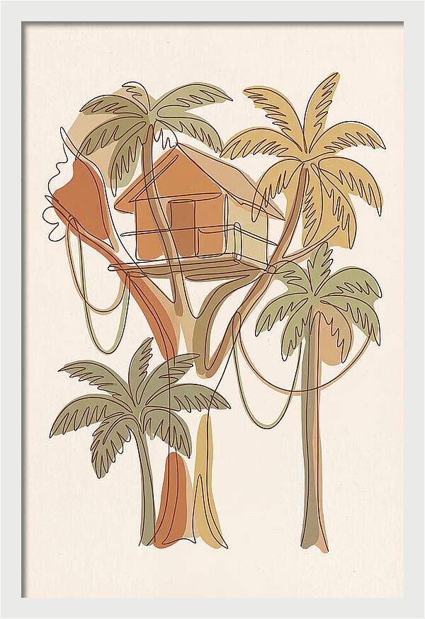 Tree House In Tropical Canopy