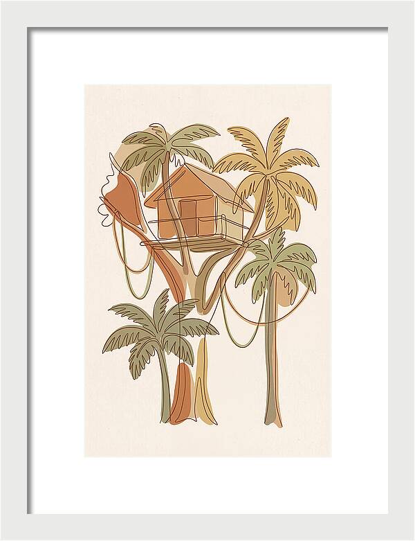 Tree House In Tropical Canopy
