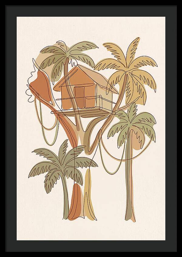 Tree House In Tropical Canopy