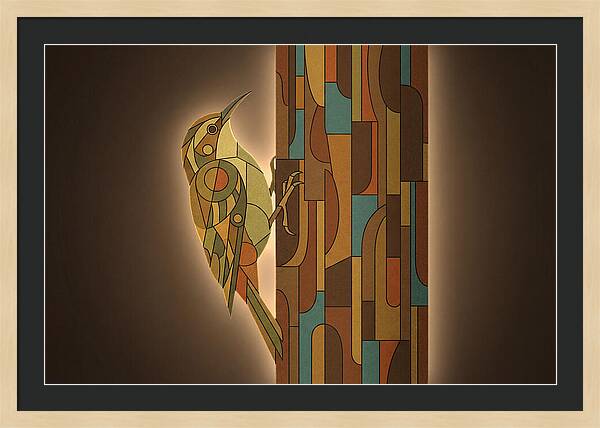 Treecreeper Ascending Oak Bark