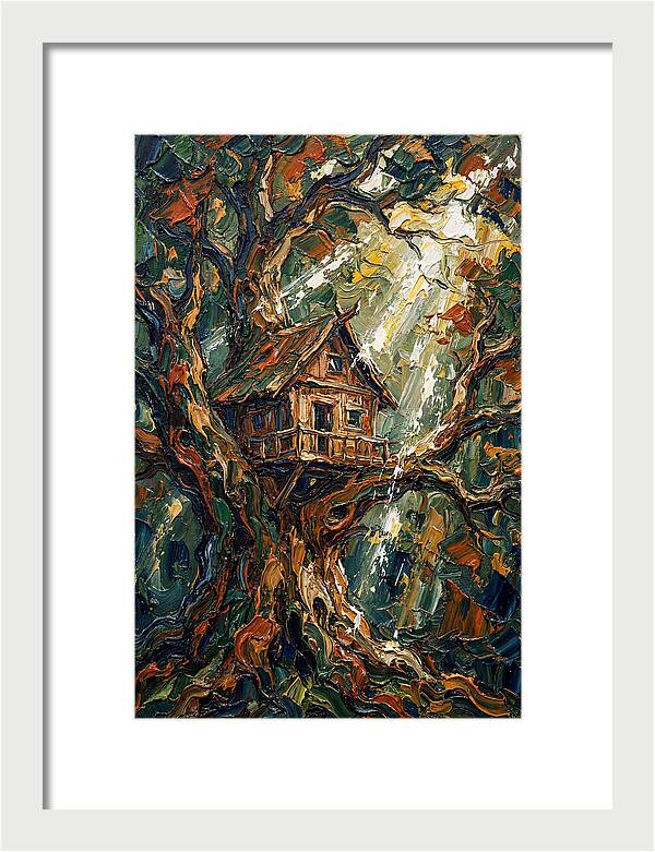 Treehouse Among Ancient Trees