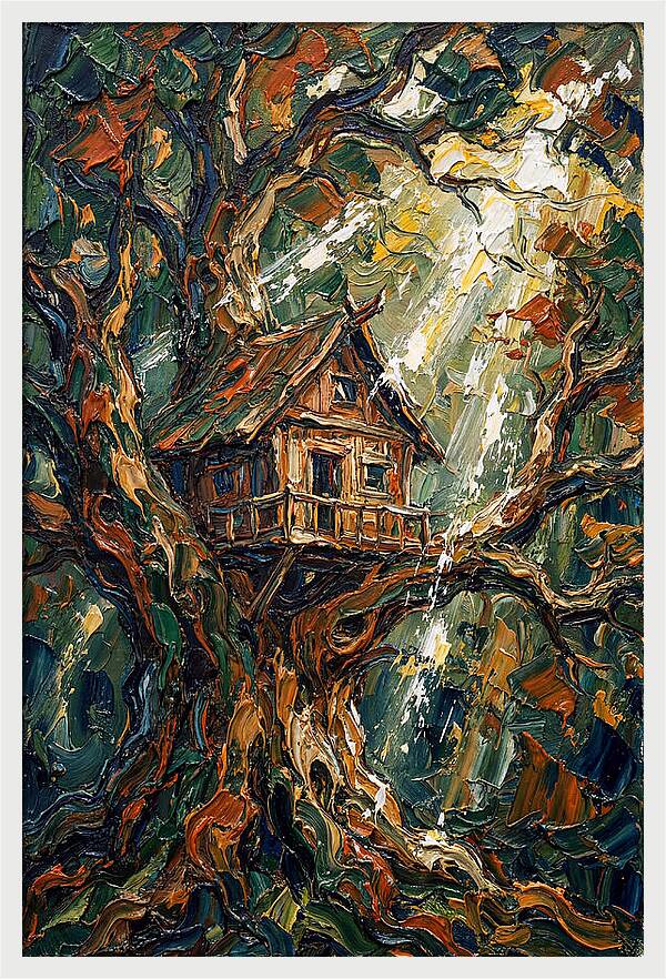 Treehouse Among Ancient Trees