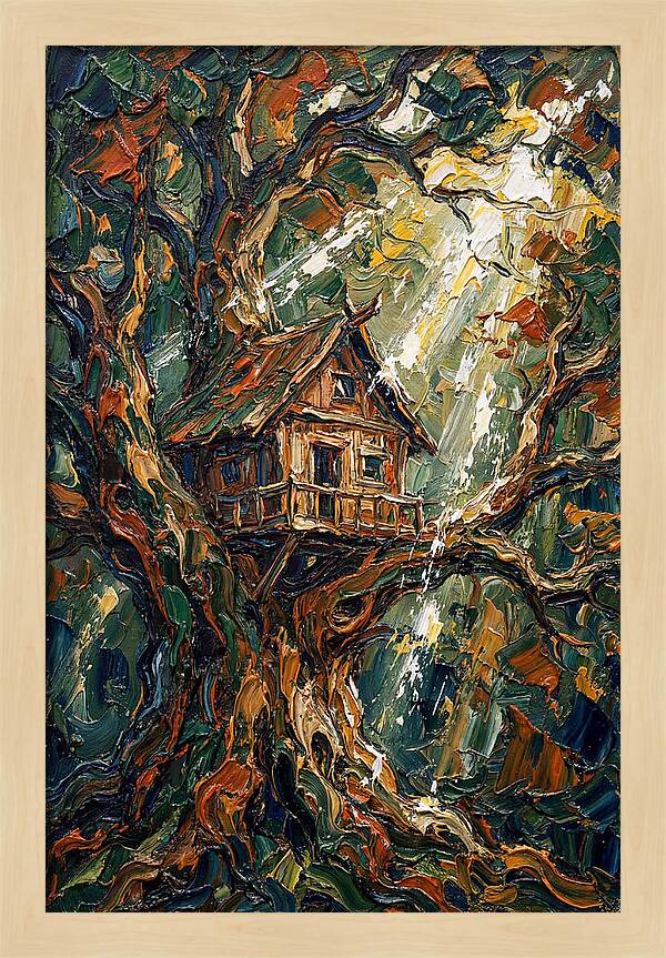 Treehouse Among Ancient Trees
