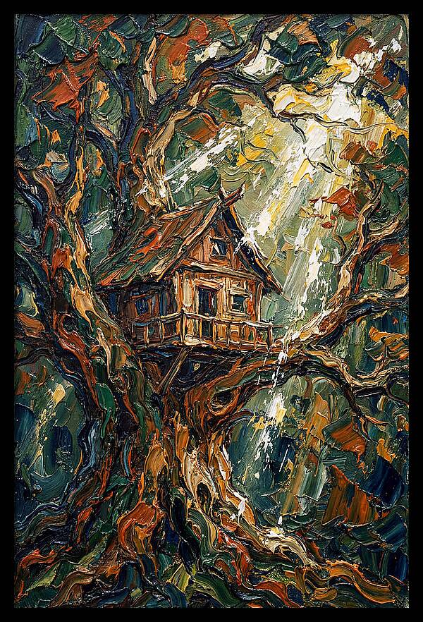 Treehouse Among Ancient Trees