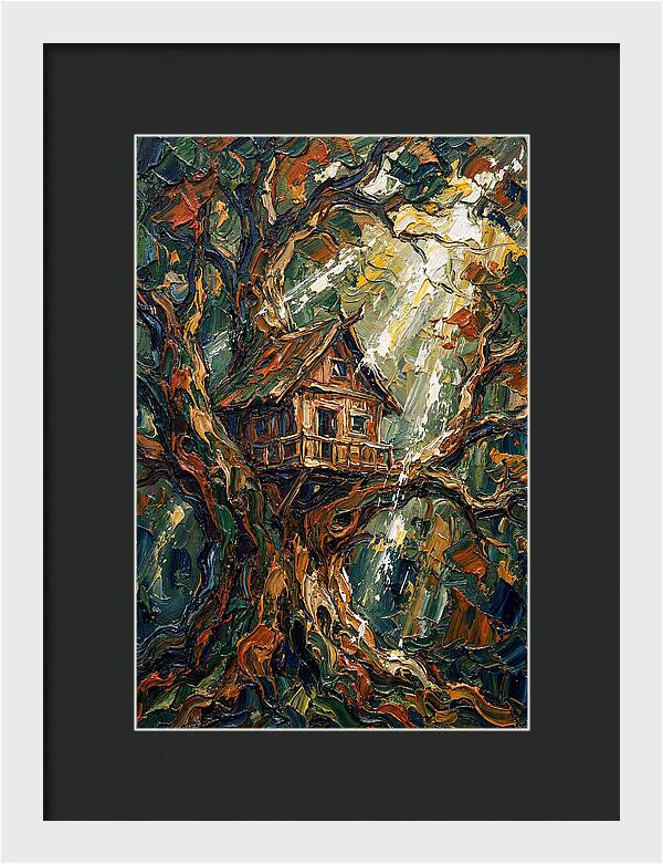 Treehouse Among Ancient Trees